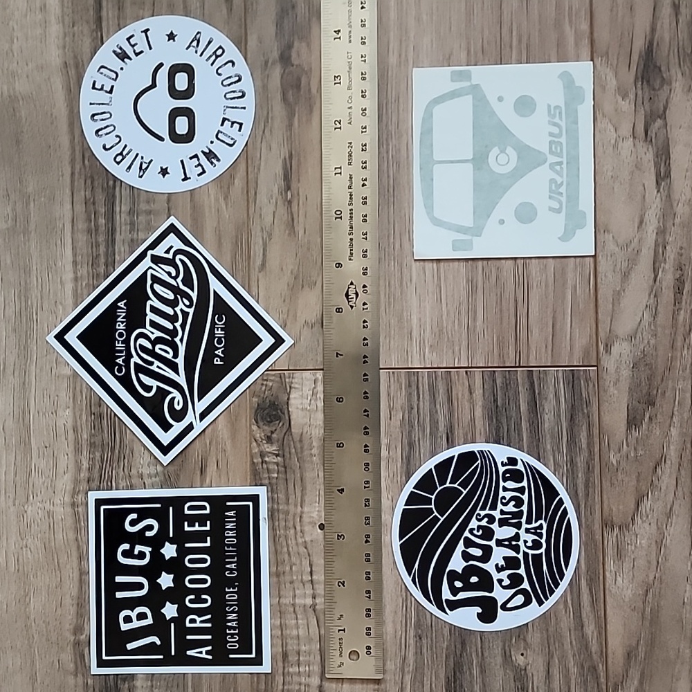 JBugs Volkswagen Sticker Set - Picture 3 of 3